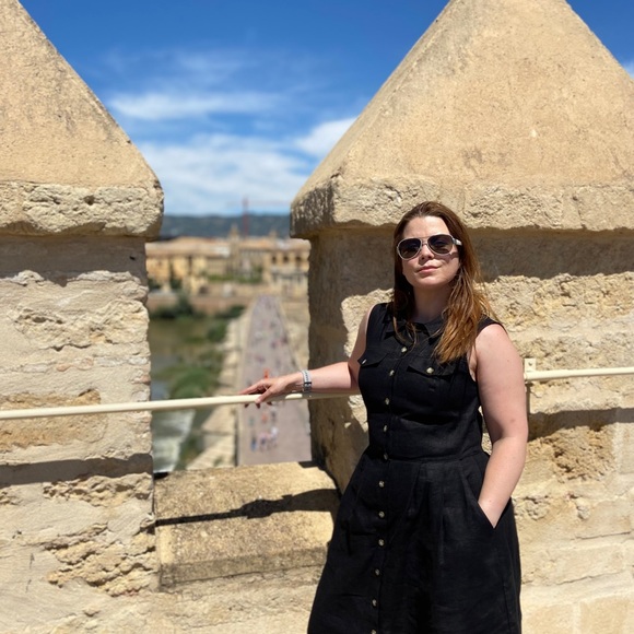 Birds of North America Tree Mouse dress in black - Picture 7 of 8